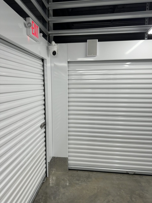 Security camera storage corridor